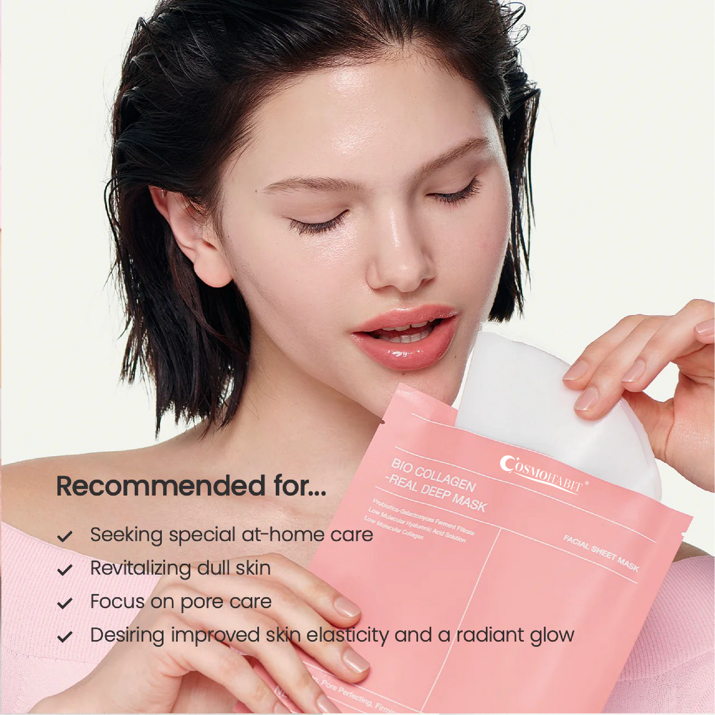 Face Mask Bio-Collagen Real Deep Mask Cosmohabit®