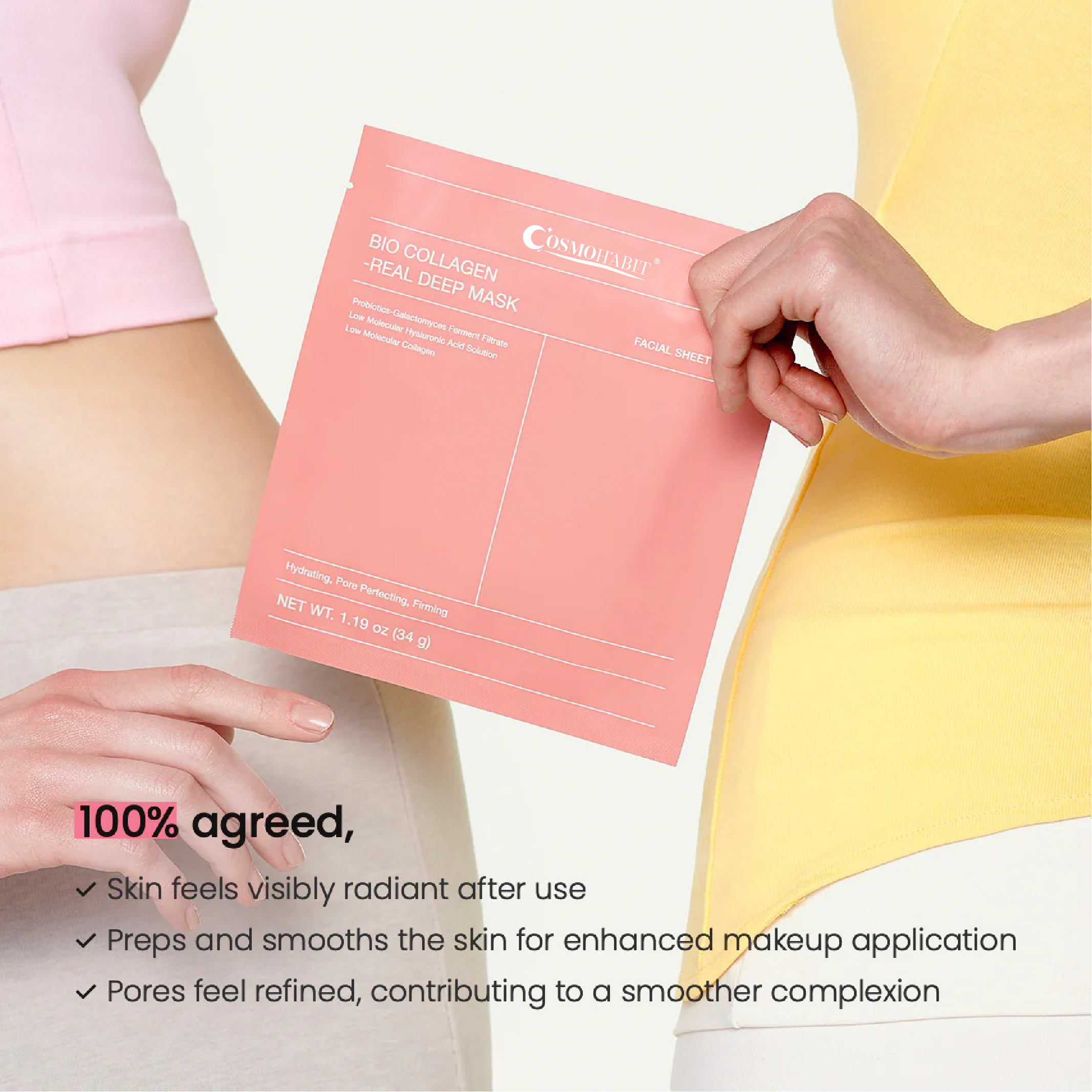 Face Mask Bio-Collagen Real Deep Mask Cosmohabit®