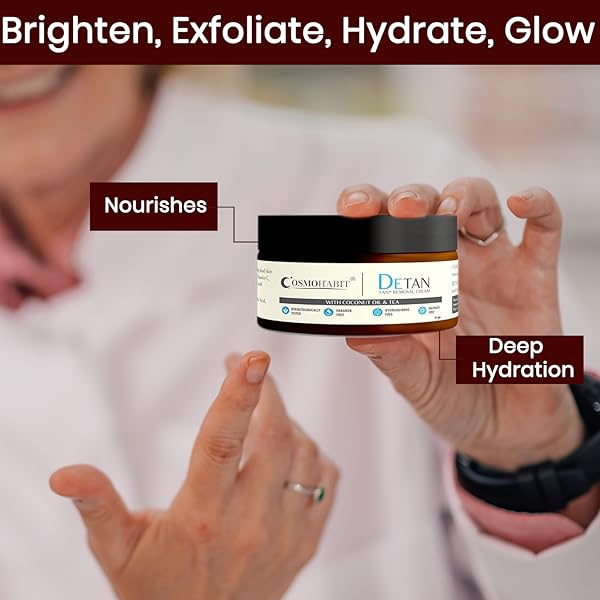 De-Tan Cream with Exfoliating Agents | Reversing Sun Damage My Store