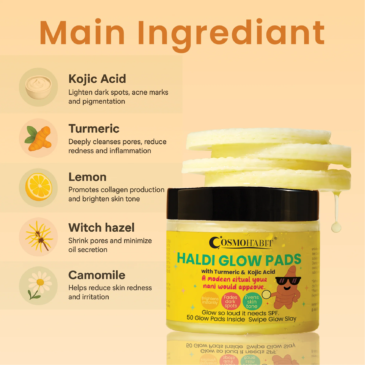 Turmeric Kojic Acid Pads My Store