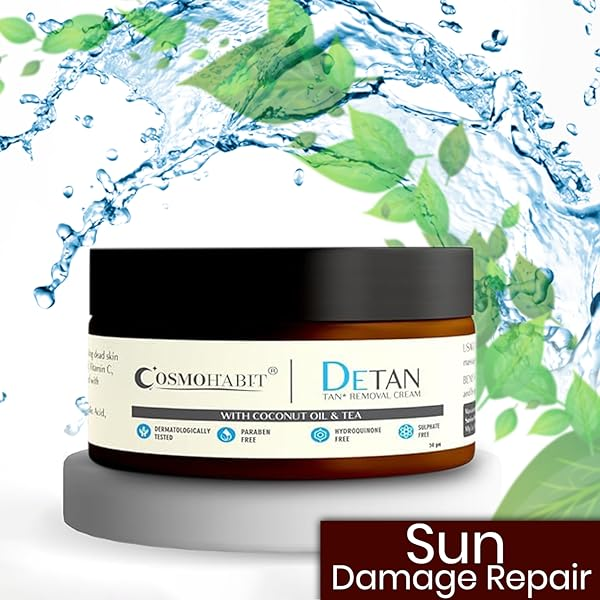 De-Tan Cream with Exfoliating Agents | Reversing Sun Damage My Store
