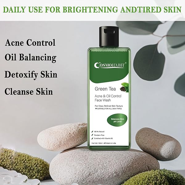 Green Tea Facewash | Fighting Acne & Balancing Oil Production My Store