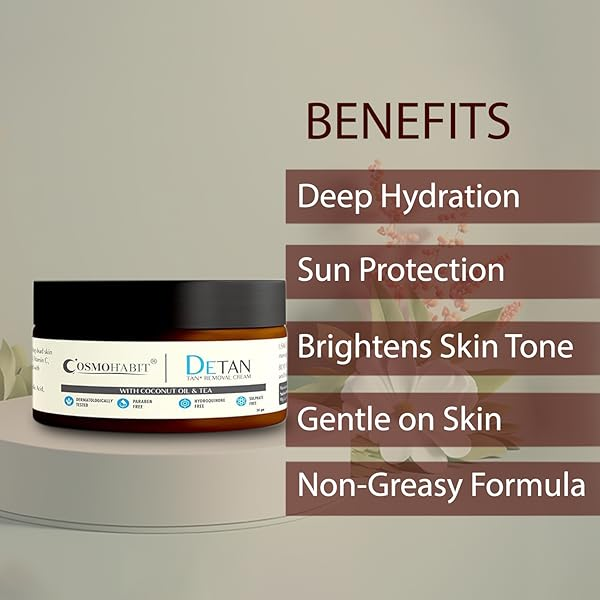 De-Tan Cream with Exfoliating Agents | Reversing Sun Damage My Store