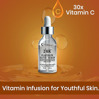 24 K Platinum Silver Serum: Anti-Whitening & Enhance Skin Lightening My Store