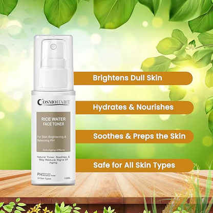 Rice Water Face Toner: For Skin Brightening & Balancing PH My Store