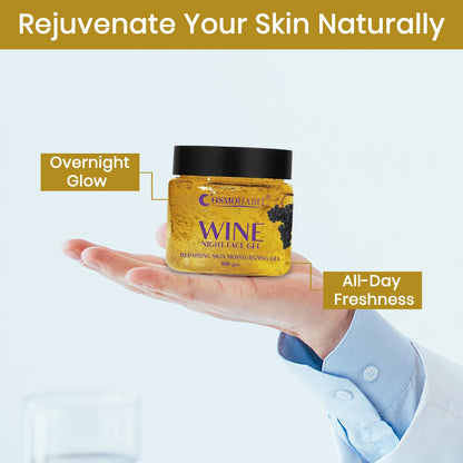 Wine Night Face Gel | Overnight Skin Repair & Rejuvenation My Store