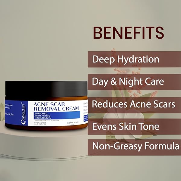 Acne Scar Removal Cream | Active Ingredients for Day & Night Skin Care My Store