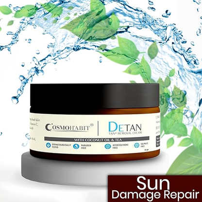 De-Tan Cream with Exfoliating Agents | Reversing Sun Damage My Store