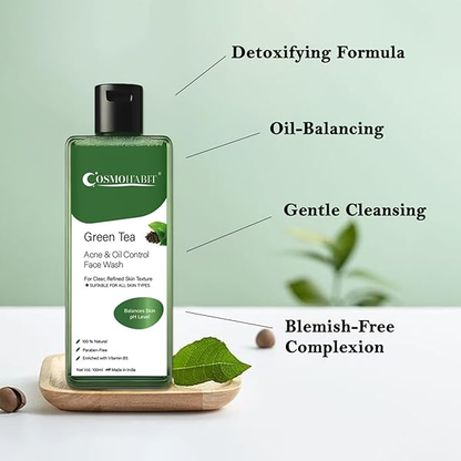 Green Tea Facewash | Fighting Acne & Balancing Oil Production My Store