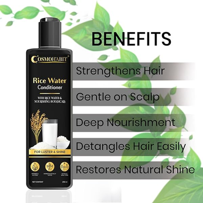Rice Water Conditioner | Reducing Breakage & Restoring Natural Shine My Store
