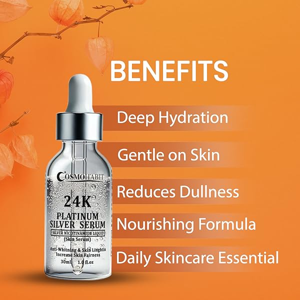 24 K Platinum Silver Serum: Anti-Whitening & Enhance Skin Lightening My Store